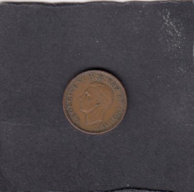 Beschrijving: 1 Cent GEORGIUS VI